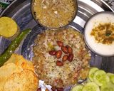 A picture of step 5 of Falhari Thali.
