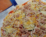 Foto del paso 3 de la receta: Pizza berenjena, huevo y salmón