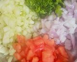 A picture of step 2 of Corn chaat.