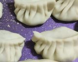 A picture of step 4 of Crispy Fried Mutton Momos.