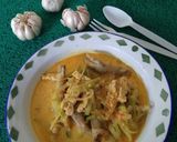 Foto langkah ke 5 dari resep Lodeh Ceker Labu Siam.
