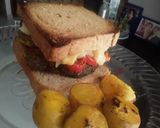 Foto del paso 13 de la receta: Bocadillo de brócoli y queso de papa!!!🤔🤨😐🥪🥦🌶🥔🥕🍞🧀🍟🥪