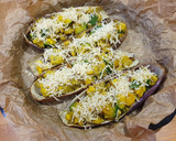 Foto del paso 5 de la receta: *Berenjenas con calabacín al gratín*