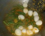 Foto langkah ke 3 dari resep Gulai kacang panjang telur puyuh.