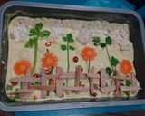 Foto langkah ke 3 dari resep Focaccia Garden Pizza.
