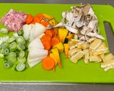 A picture of step 3 of Pork and Vegetable Miso Soup.
