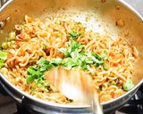A picture of step 11 of Veg Maggi Masala|Veg Maggi Noodles Recipe|Dry maggi masala.