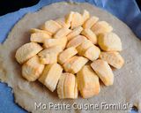 Une image de l'étape 3 de Tarte rustique aux pommes, banane et caramel.