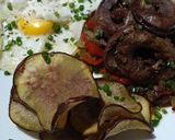 Foto del paso 4 de la receta: Corazón de Cerdo a la Criolla con huevos y batata frita