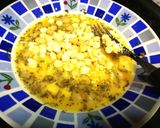 Foto del paso 3 de la receta Tortilla con dos quesos y garbanzos