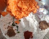 A picture of step 2 of Carrot paratha.