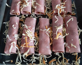 Foto del paso 4 de la receta: Rollitos de jamón York al horno