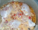 A picture of step 3 of Drumstick Masala Biryani.