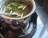 A picture of step 1 of Lemongrass Green Tea.