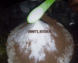 A picture of step 4 of Moist Chocolate cake.