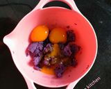 Foto langkah ke 3 dari resep Purple sweet potato cake no bake || ubi ungu cake.