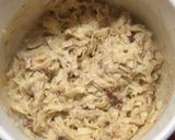 A picture of step 4 of Vegan Alfredo.