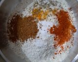 A picture of step 1 of Quinoa flour paratha.