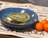 A picture of step 4 of Japanese Matcha Pancake.