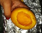 A picture of step 2 of Mango stuffed kulfi.