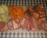 Foto del paso 1 de la receta: Lentejas con costillas y jamón