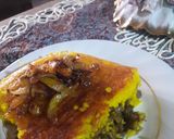 عکس مرحله 3 از دستور ته چین عدس پلو