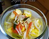 Foto langkah ke 5 dari resep Sayur Bening Toge Tahu.