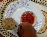 A picture of step 7 of Cheese vegetables Dumplings With Red Sauce.
