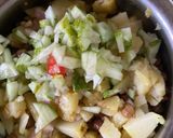 A picture of step 5 of Black Chana Chaat.