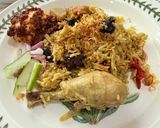 Gambar langkah 5 resipi 👩‍🍳Nasi Briyani Ayam.
