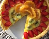 Foto langkah ke 6 dari resep Pie susu buah.
