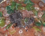 A picture of step 11 of Capsicum & Soya Chunks kadhai masala.