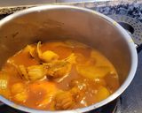 Foto del paso 8 de la receta: Estofado de patatas con rape, sepia, langostinos y almejas