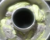 Foto langkah ke 4 dari resep Pandan ketan hitam Butter cake.