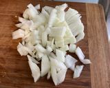 Une image de l'étape 4 de Fondue de poireaux à l'ail, oignon, crème et épices.