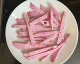 A picture of step 2 of French Fries 🍟 From Purple Yam.