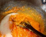 A picture of step 5 of Muscat Halwa Kolkata style.