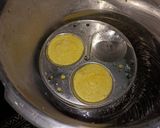 A picture of step 2 of Mango idli.