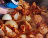 A picture of step 2 of Cola Chicken.