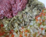 Foto del paso 3 de la receta: Berenjenas rellenas con carne y salsa blanca