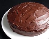A picture of step 5 of Soft & Moist Chocolate Cake.