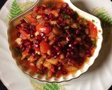 A picture of step 3 of Tangy Spicy Tomato Apple Salad.