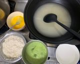 A picture of step 4 of Jade Egg Drop Soup with Soup Dumplings.