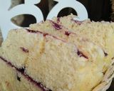 Foto langkah ke 10 dari resep Bolu keju selai bluberry kukus.