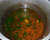 A picture of step 5 of Beef shorba.