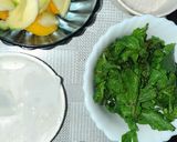 A picture of step 1 of Mango Sattu.