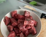 Foto del paso 1 de la receta Estofado de ternera con garbanzos y patatas fritas