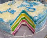 Foto langkah ke 3 dari resep Rainbow cake.