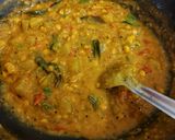 A picture of step 5 of Chayote Dal for rice.