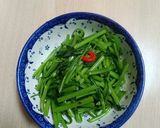 豬油蒜炒空心菜的食譜步驟2照片
